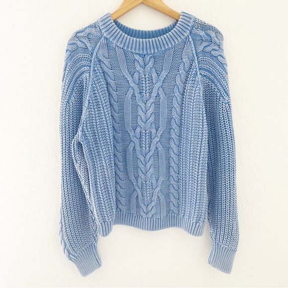 Free People Sweetheart sweater in blue egret medium - Picture 3 of 7